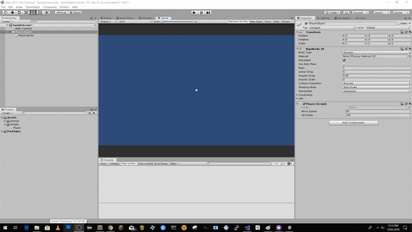 How to make an object move in unity